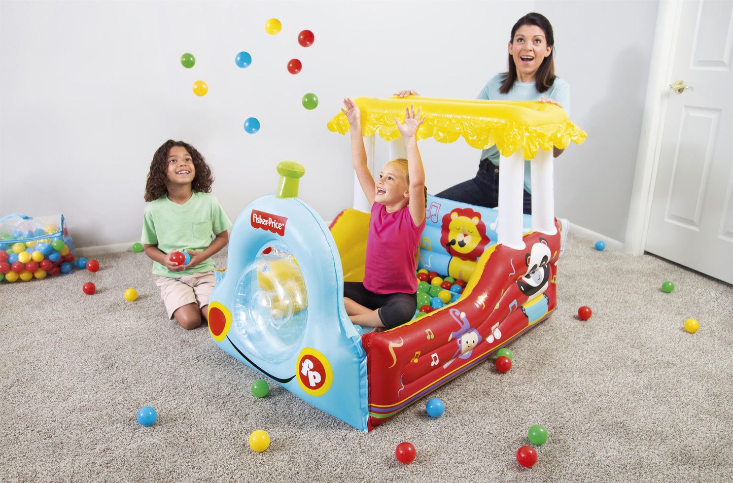 Saco De Bolas Fisher Price 132Cm X 94Cm X 89Cm Bestway
