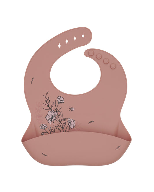 Babete para blush Flora Platinum Silicone Kikkaboo