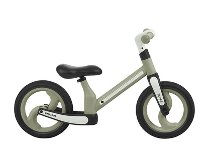 Bicicleta de equilíbrio verde militar preta