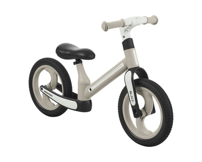 Bicicleta de equilíbrio bege preta