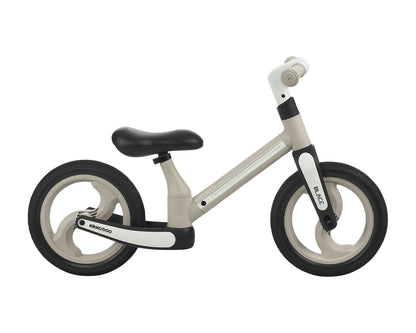 Bicicleta de equilíbrio bege preta