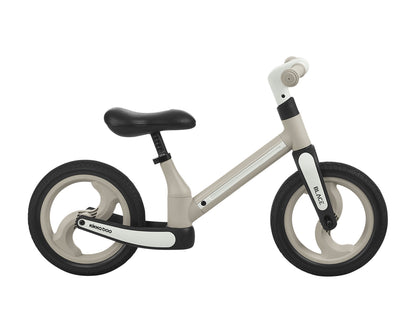 Bicicleta de equilíbrio bege preta