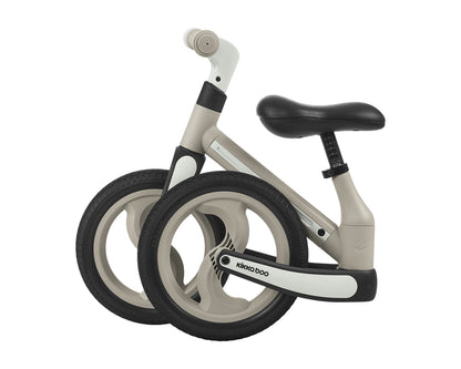 Bicicleta de equilíbrio bege preta