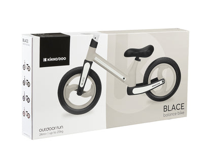 Bicicleta de equilíbrio bege preta