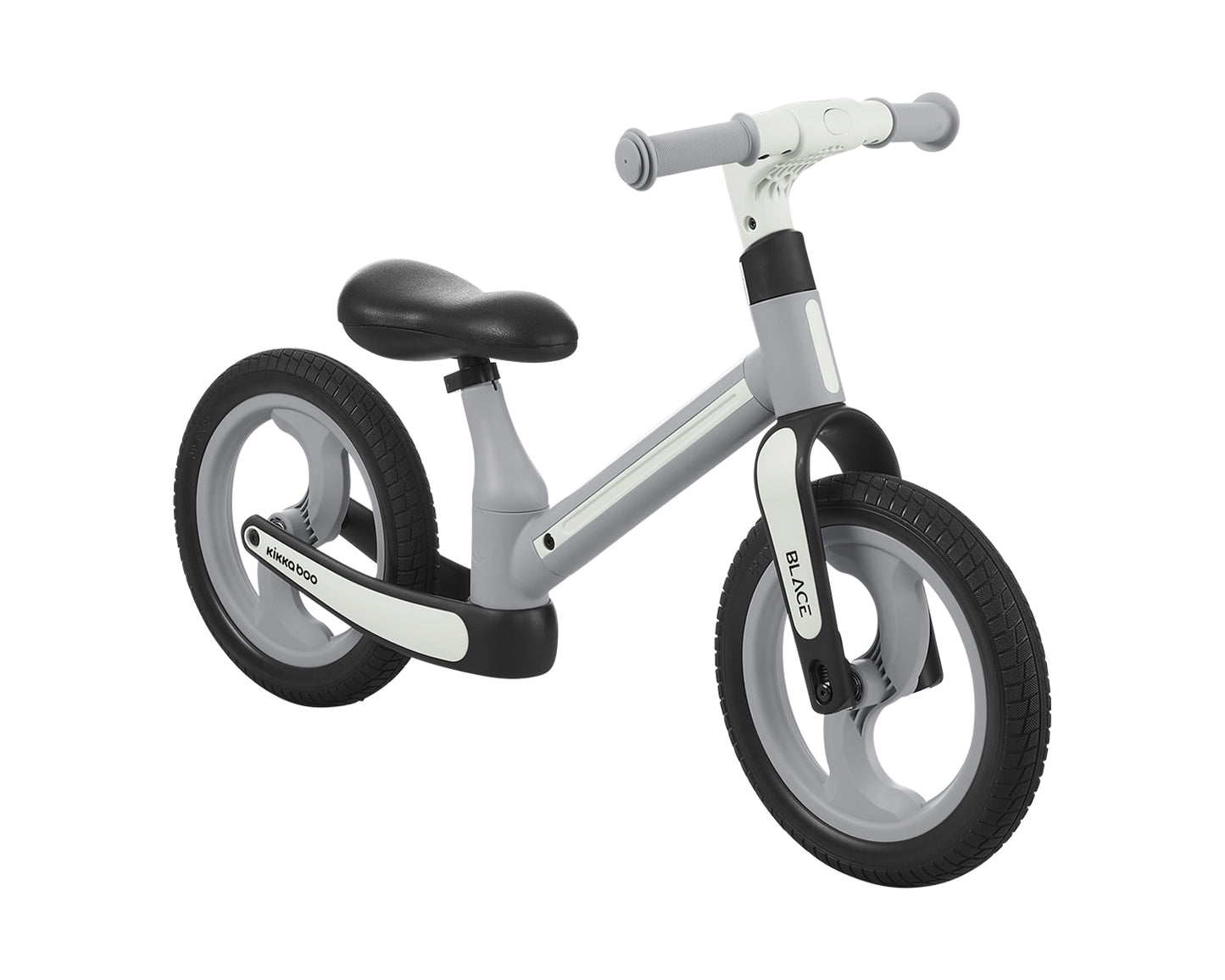Bicicleta de equilíbrio cinza preto