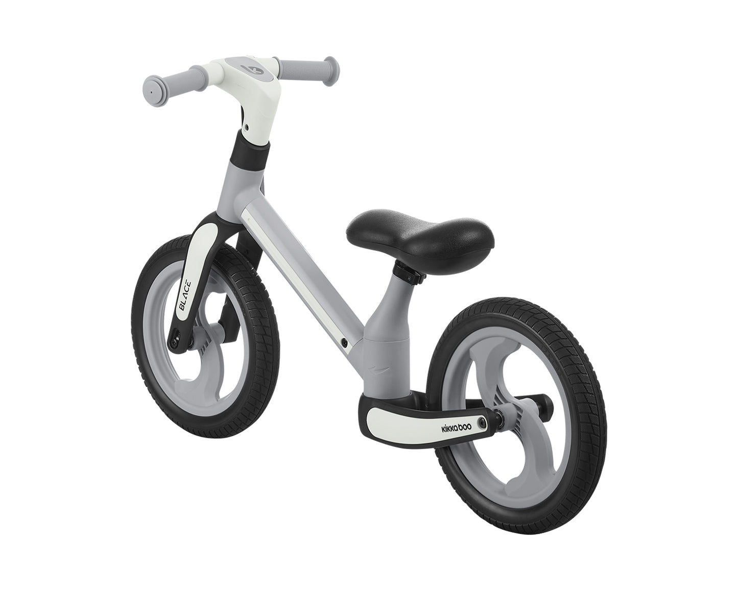 Bicicleta de equilíbrio cinza preto