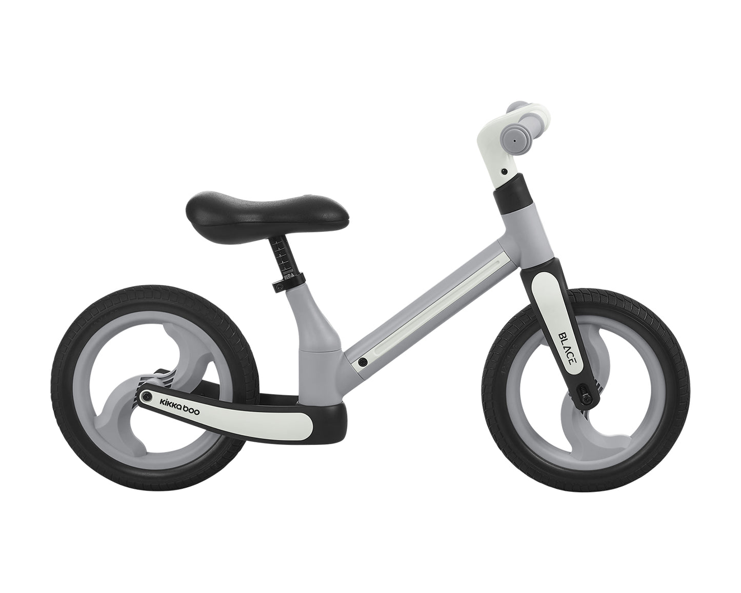 Bicicleta de equilíbrio cinza preto