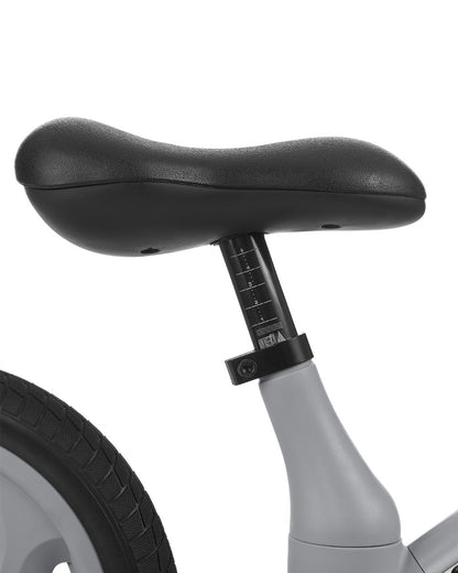 Bicicleta de equilíbrio cinza preto