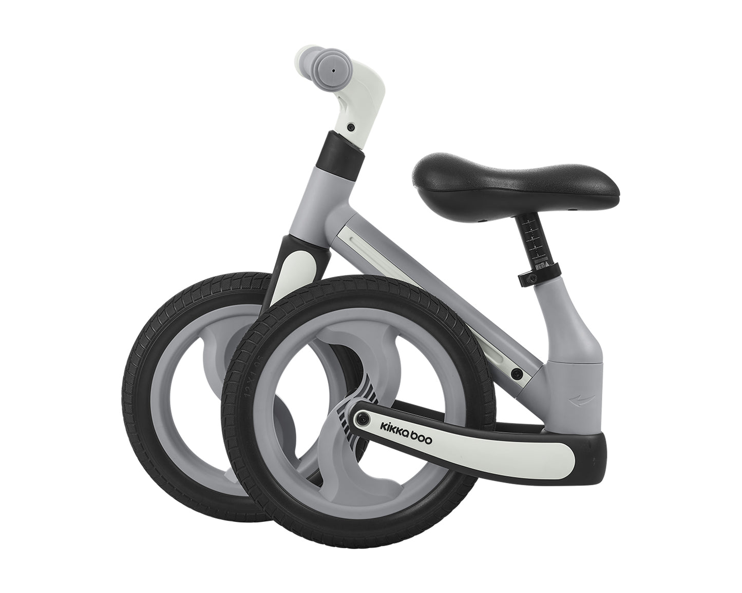 Bicicleta de equilíbrio cinza preto