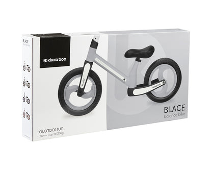 Bicicleta de equilíbrio cinza preto