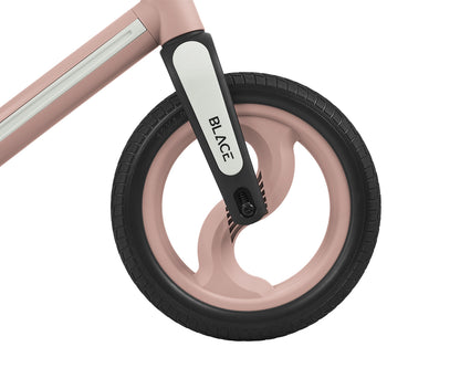 Bicicleta de equilíbrio rosa preta