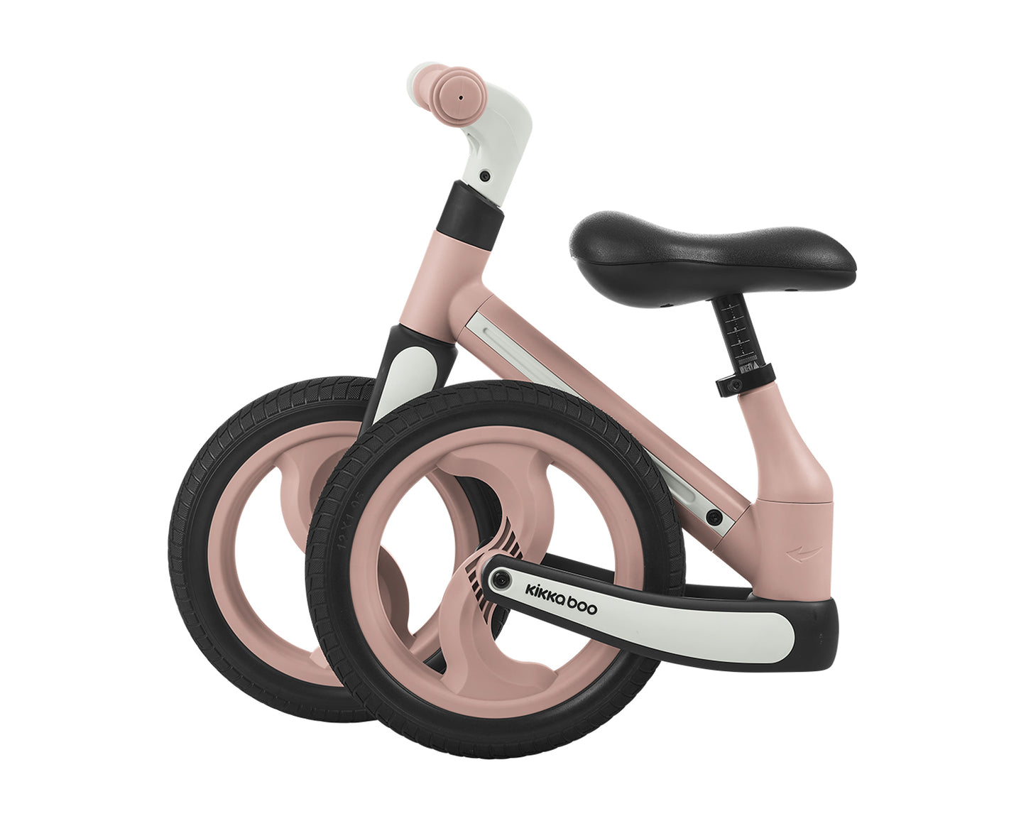 Bicicleta de equilíbrio rosa preta