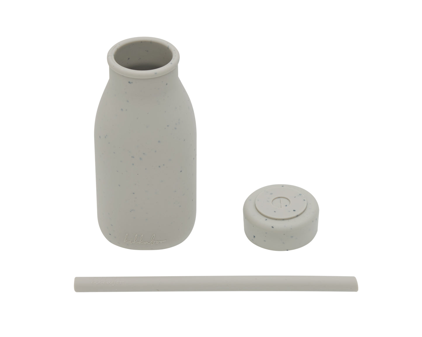 Biberão de silicone Platinum Sand com palhinha