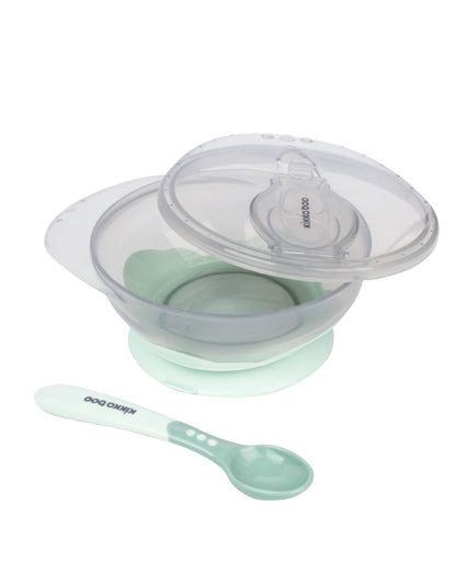 Taça com ventosa e colher Mint