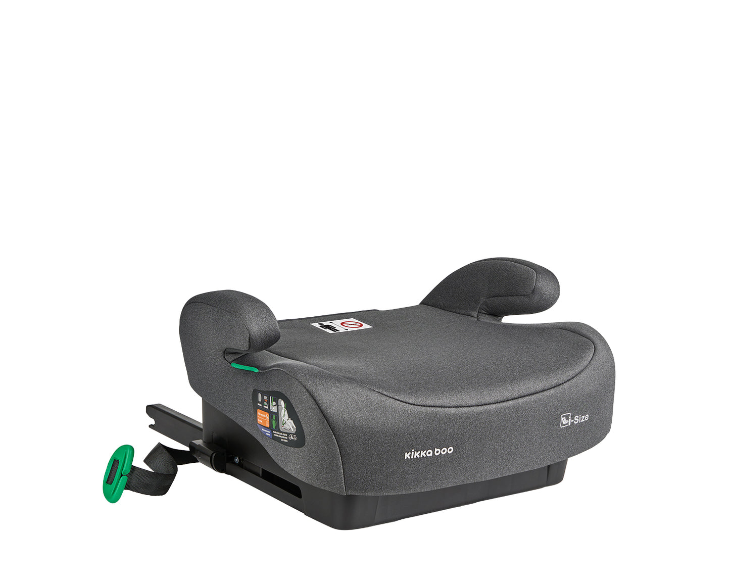 Assento 125-150 cm i-Boost i-SIZE Grey Dark Kikkaboo