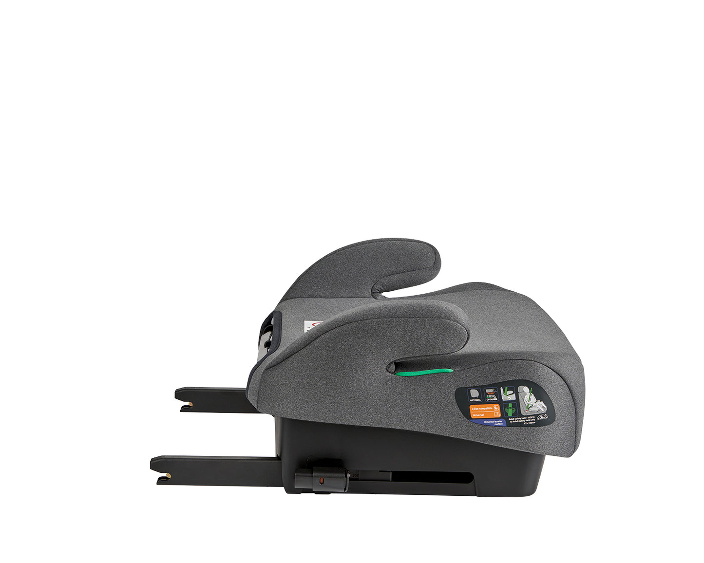 Assento 125-150 cm i-Boost i-SIZE Grey Dark Kikkaboo