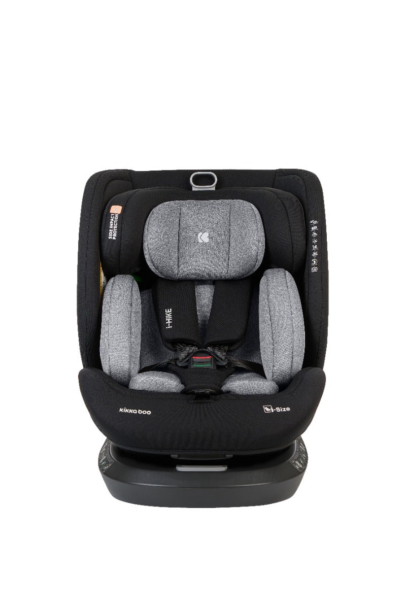 Cadeira auto 40-150 cm i-Hike i-SIZE Grey Kikkaboo