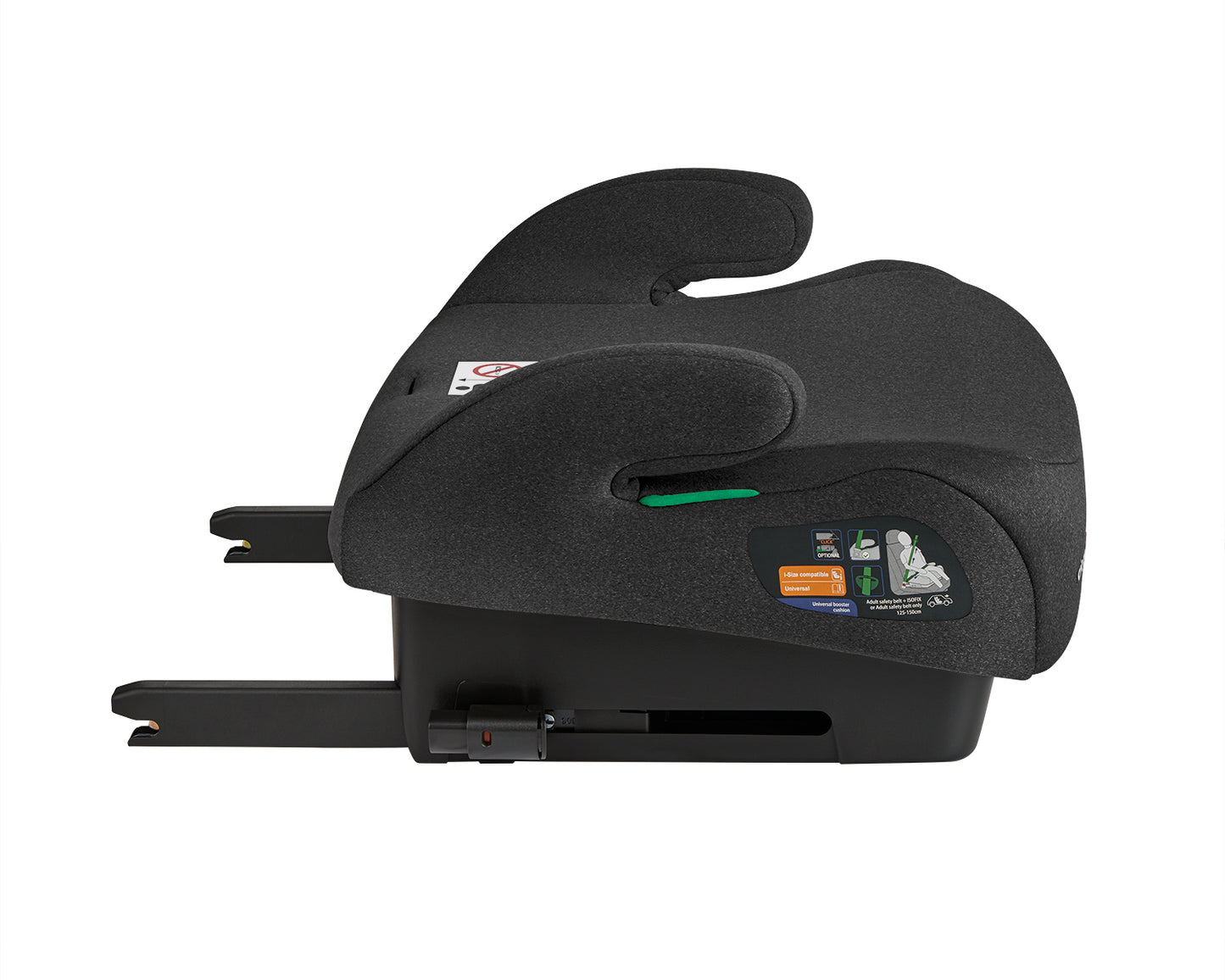 Assento 125-150 cm i-Tip i-SIZE Black Kikkaboo
