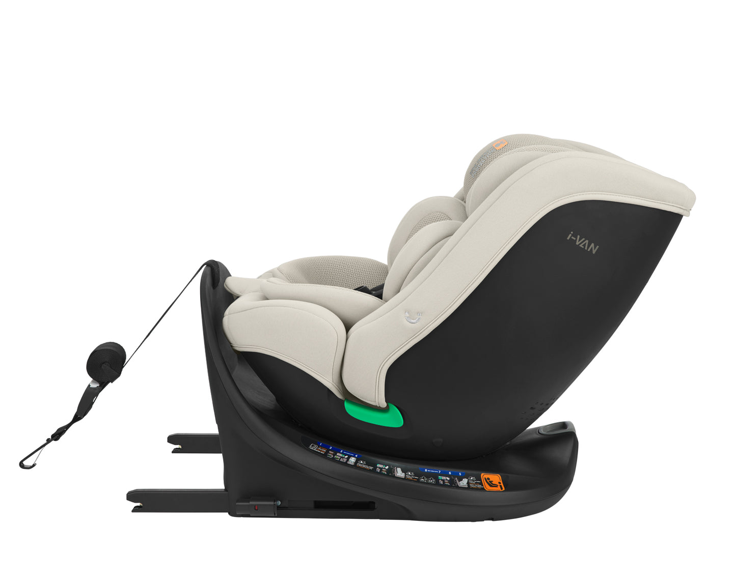 Cadeira auto 40-150 cm i-Van i-SIZE Bege Claro