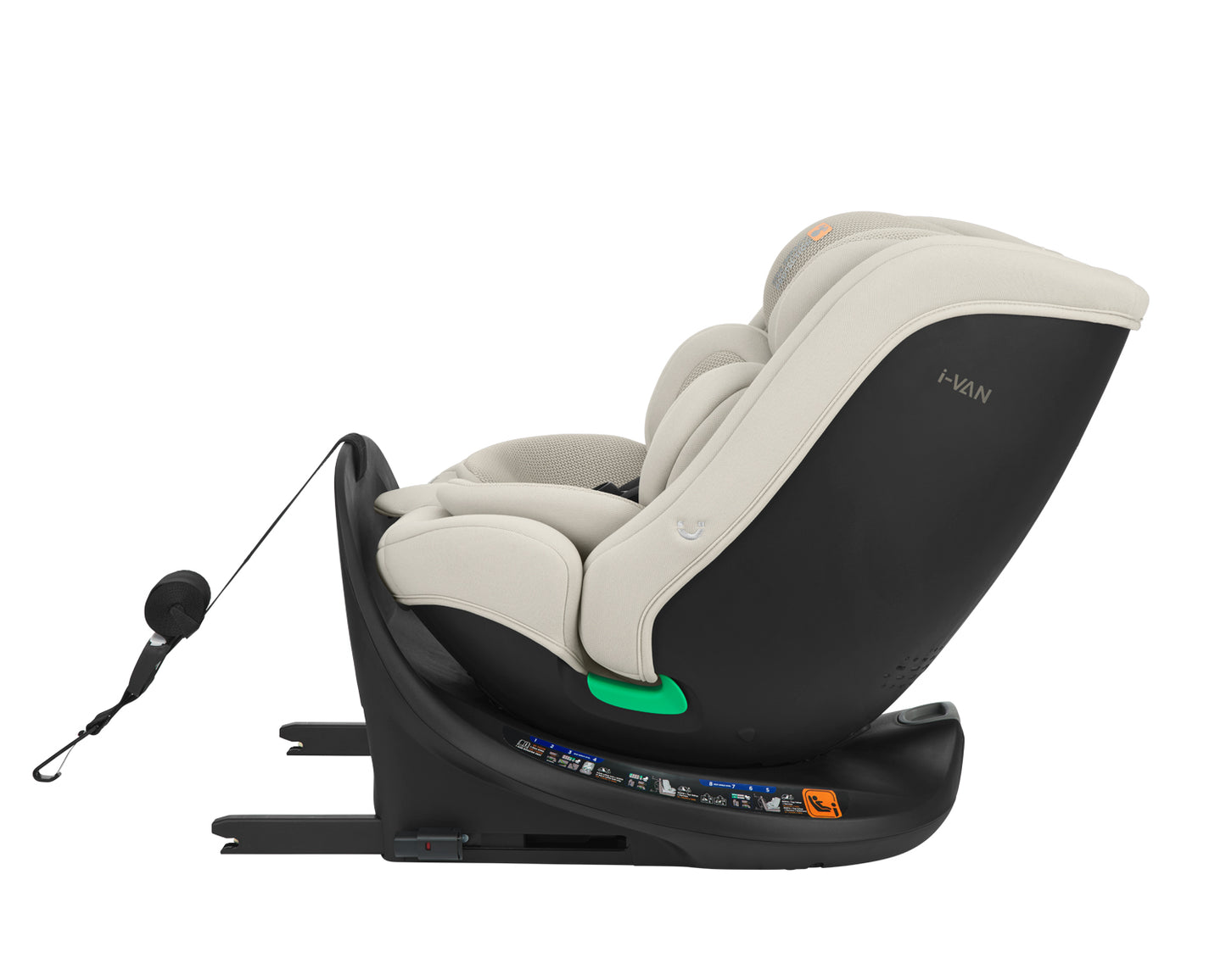 Cadeira auto 40-150 cm i-Van i-SIZE Bege Claro