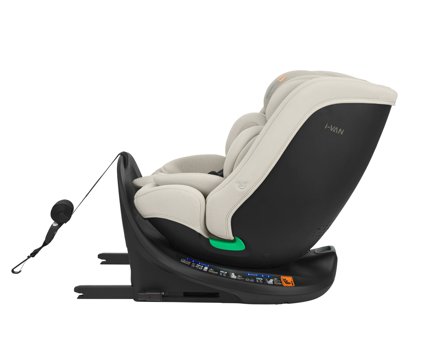 Cadeira auto 40-150 cm i-Van i-SIZE Bege Claro