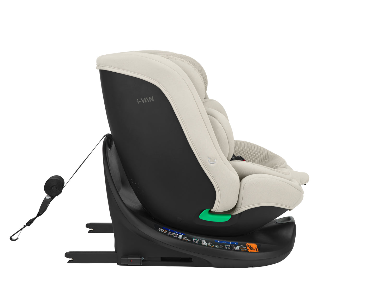 Cadeira auto 40-150 cm i-Van i-SIZE Bege Claro