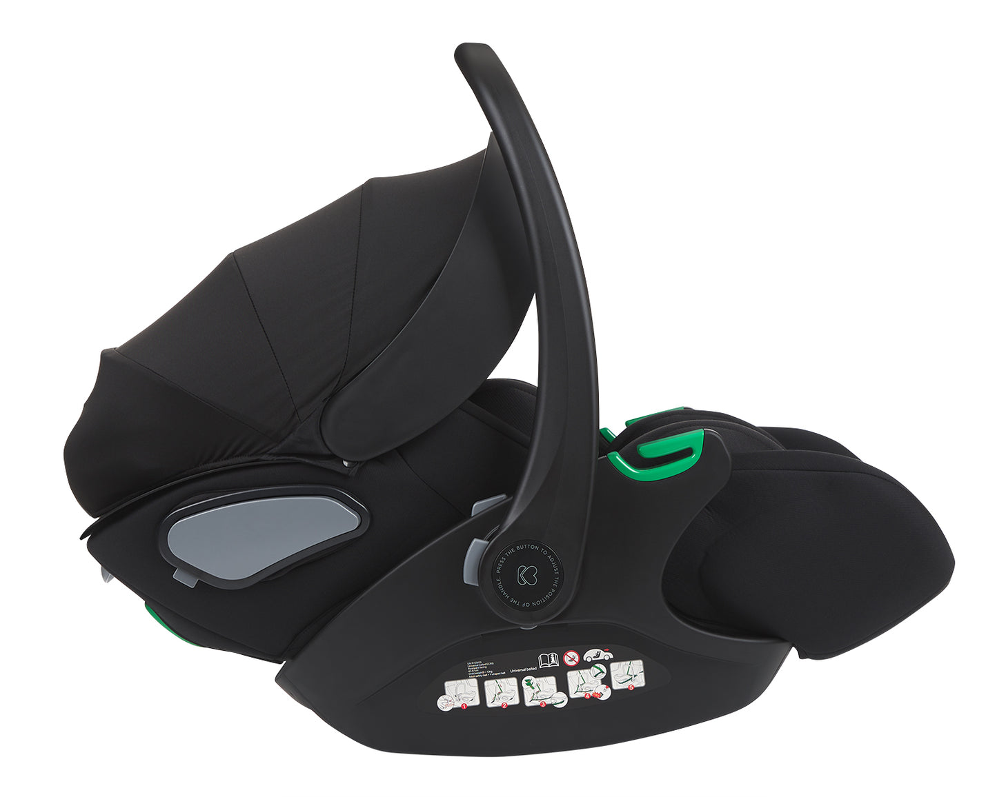 Cadeira auto 40-87 cm i-Trail i-SIZE Black (Kara, Lanah, Thea, Tiffany) Kikkaboo