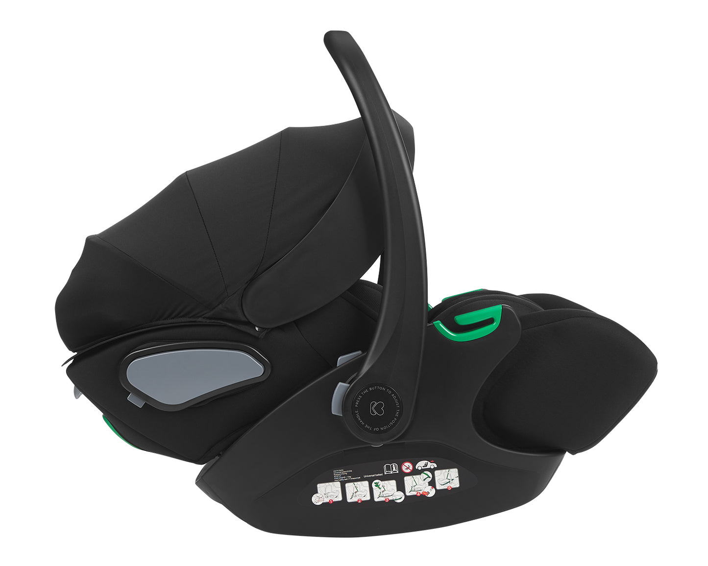 Cadeira auto 40-87 cm i-Trail i-SIZE Black (Kara, Lanah, Thea, Tiffany) Kikkaboo