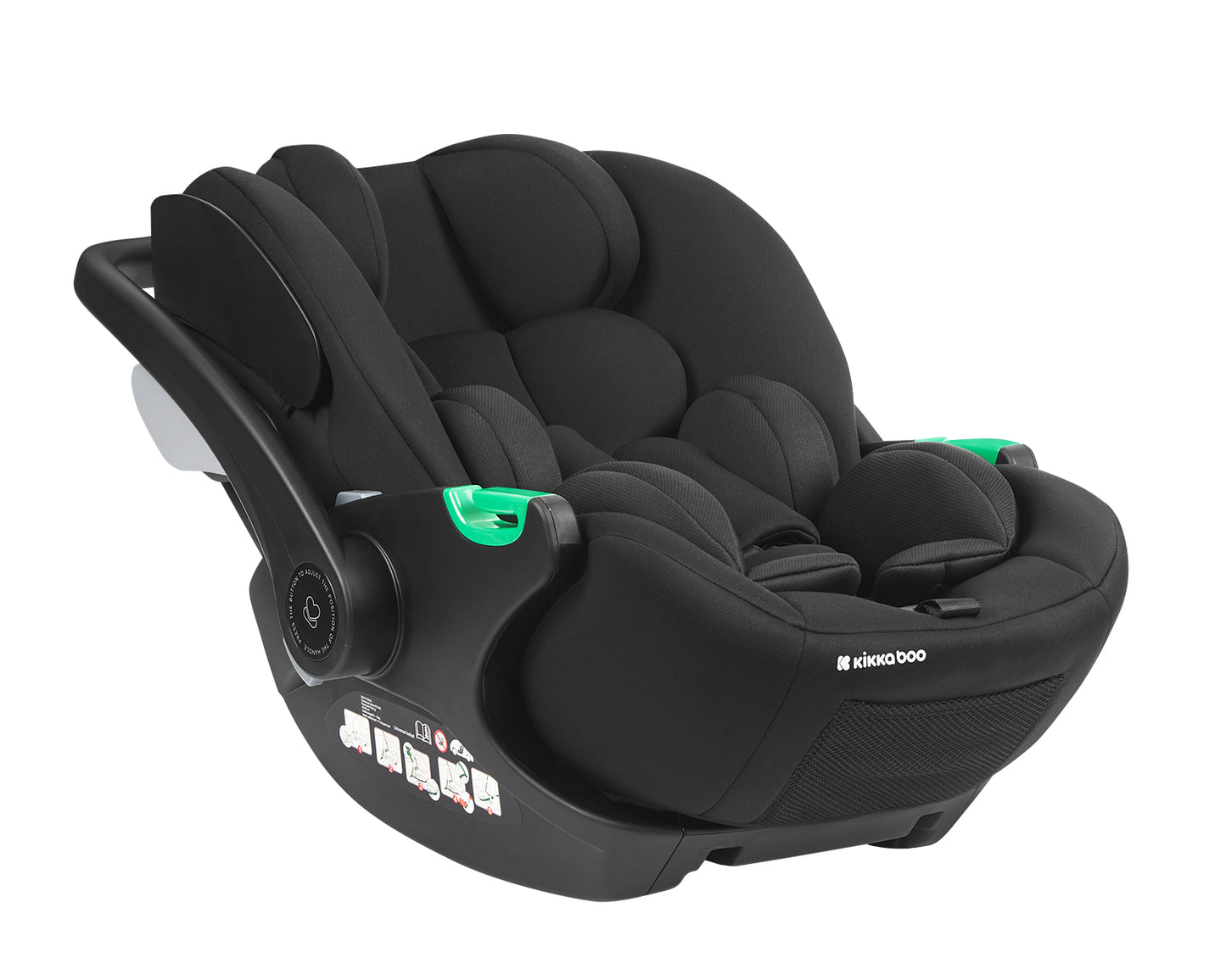 Cadeira auto 40-87 cm i-Trail i-SIZE Black (Kara, Lanah, Thea, Tiffany) Kikkaboo