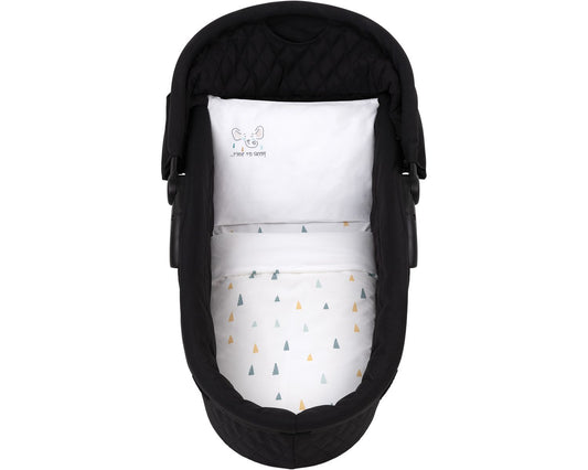 Conjunto de cama Elephant Time com 6 peças para alcofa Kikkaboo