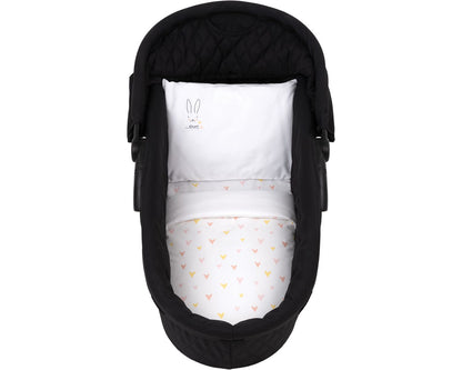 Enxoval de cama para berço de 6 peças "Coelhos Apaixonados" Kikkaboo