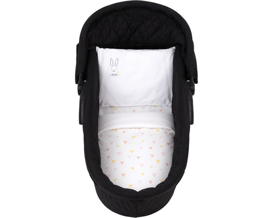 Enxoval de cama para berço de 6 peças "Coelhos Apaixonados" Kikkaboo