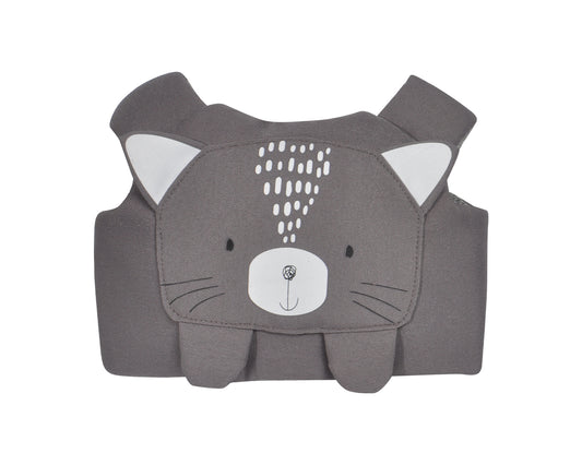 Arnês de passeio Grey para bebé Cat Kikkaboo