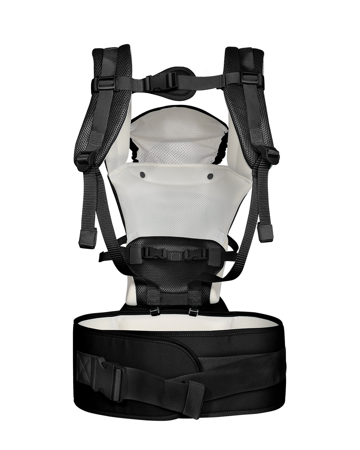 Chloe Mesh 3 em 1 Porta-bebés Preto