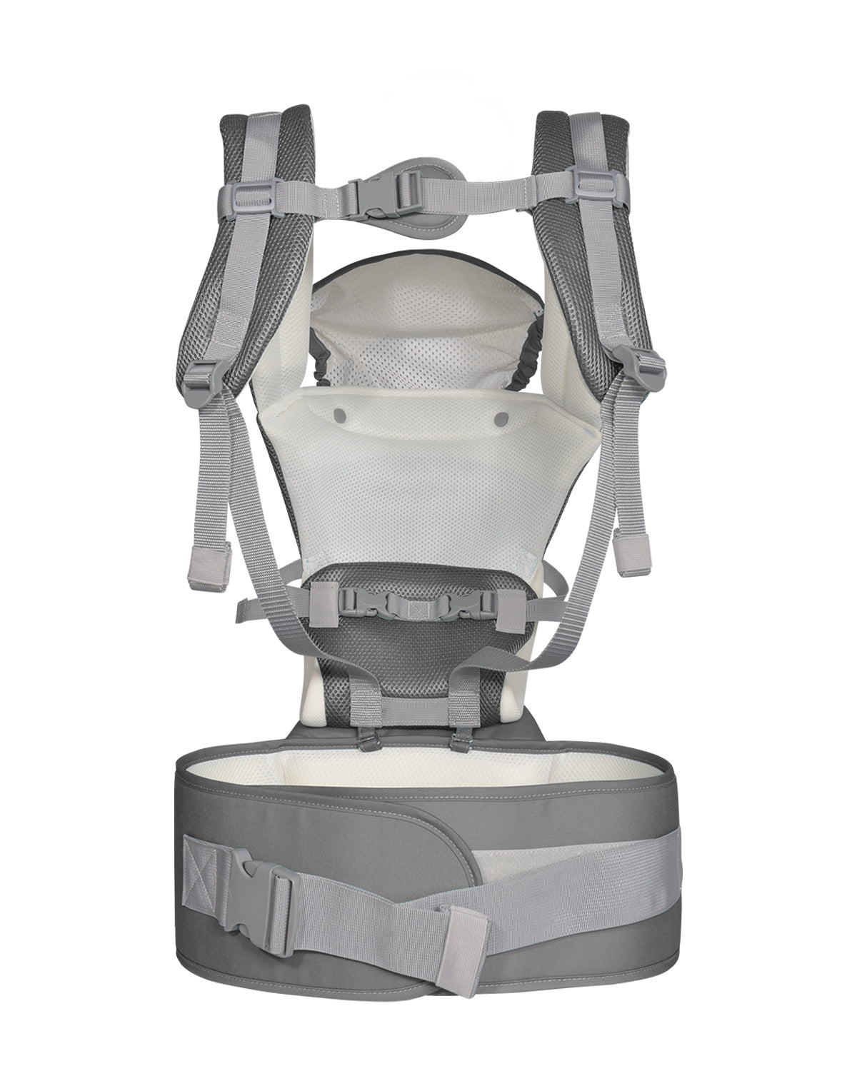 Chloe Mesh 3 em 1 Porta-bebés Cinza