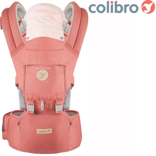 COLIBRO - Porta bebés HONEY 6 in 1 Flamingo