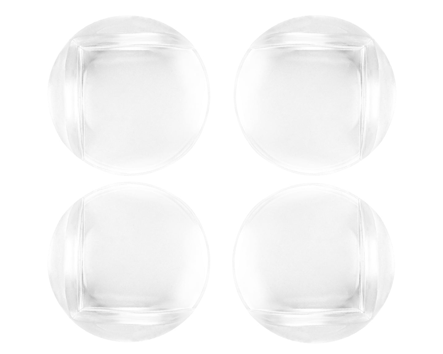 Protetores de cantos redondos grandes 4 peças