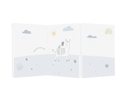 Colchão dobrável 60/120/5 cm Stripy Friends Kikkaboo