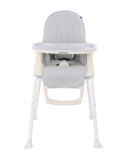 Cadeira de refeição 3 em 1 Grey Cream Kikkaboo