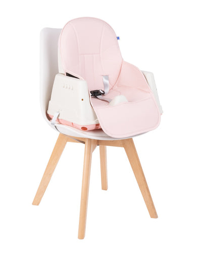 Cadeira de refeição rosa cremoso 3 em 1