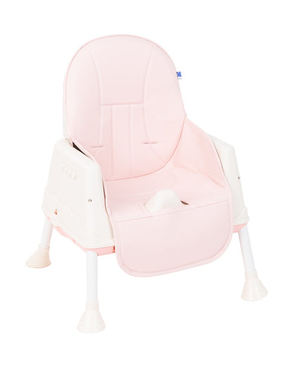 Cadeira de refeição rosa cremoso 3 em 1