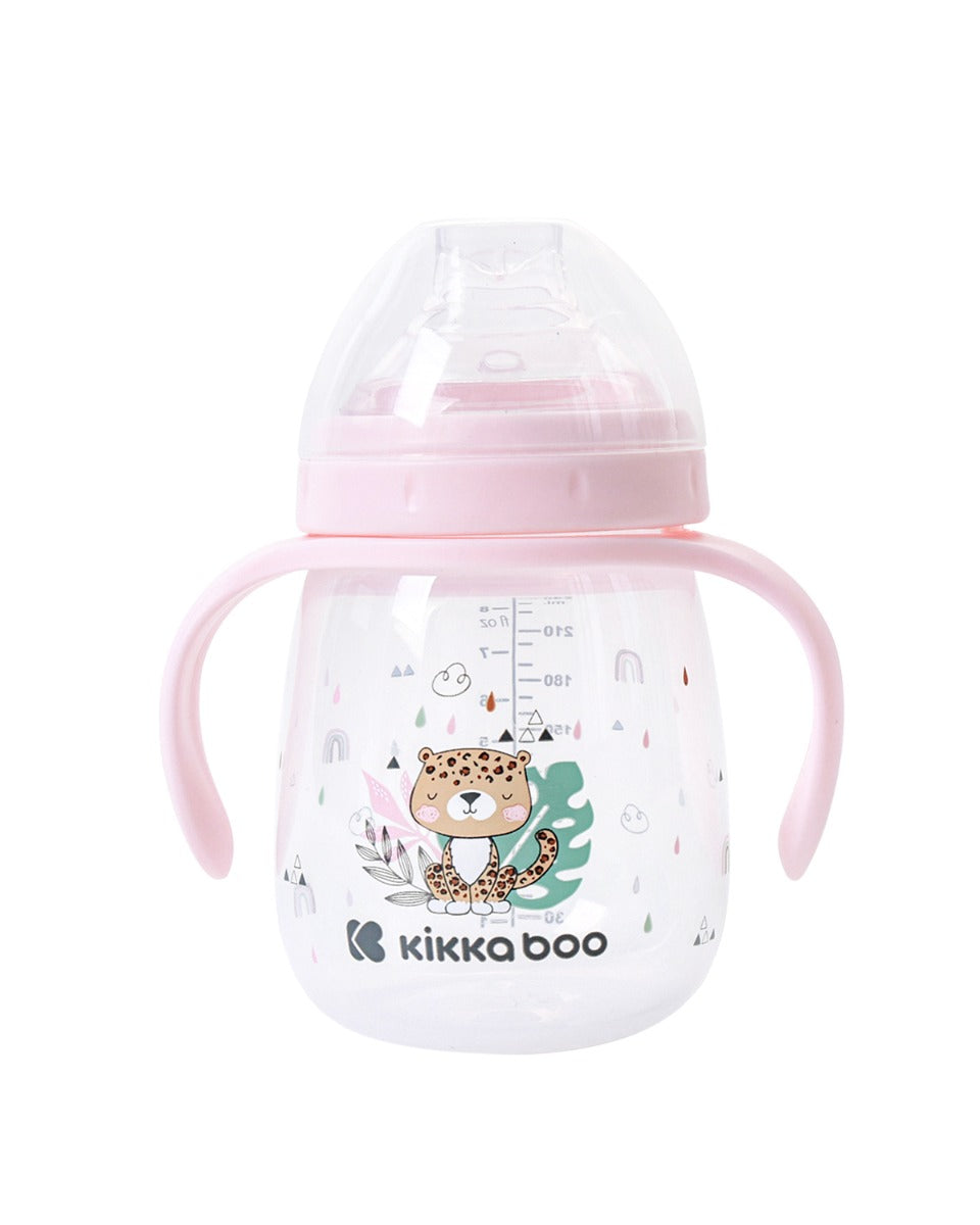 Caneca de silicone com bico Savanna Pink 240ml