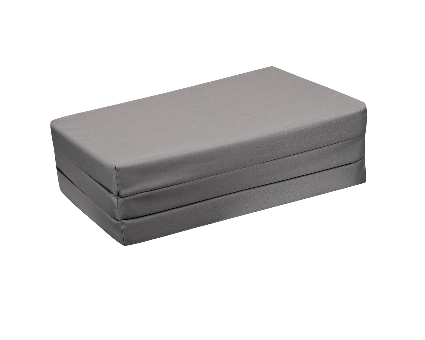 Colchão dobrável 59/118/5 cm poliéster Grey-Dark Kikkaboo