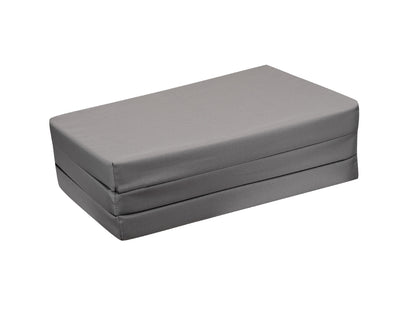 Colchão dobrável 59/118/5 cm poliéster Grey-Dark Kikkaboo