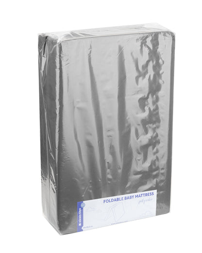 Colchão dobrável 59/118/5 cm poliéster Grey-Dark Kikkaboo