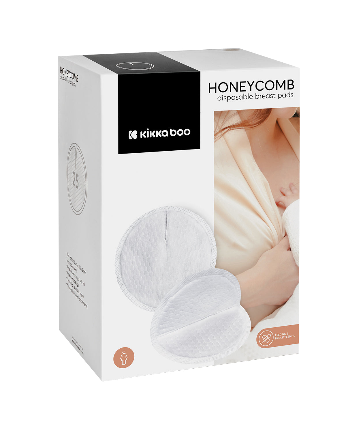 Discos de amamentação Honeycomb 25 unidades
