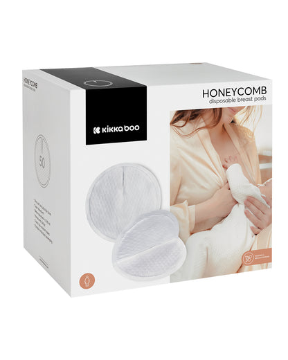 Discos de amamentação Honeycomb 50 unidades
