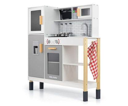 Cozinha De Madeira Esket Cinzento Milly Mally