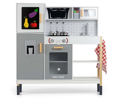 Cozinha De Madeira Esket Cinzento Milly Mally