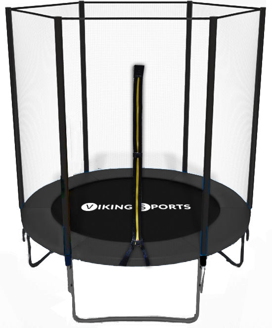 Trampolim 183 cm com rede preto